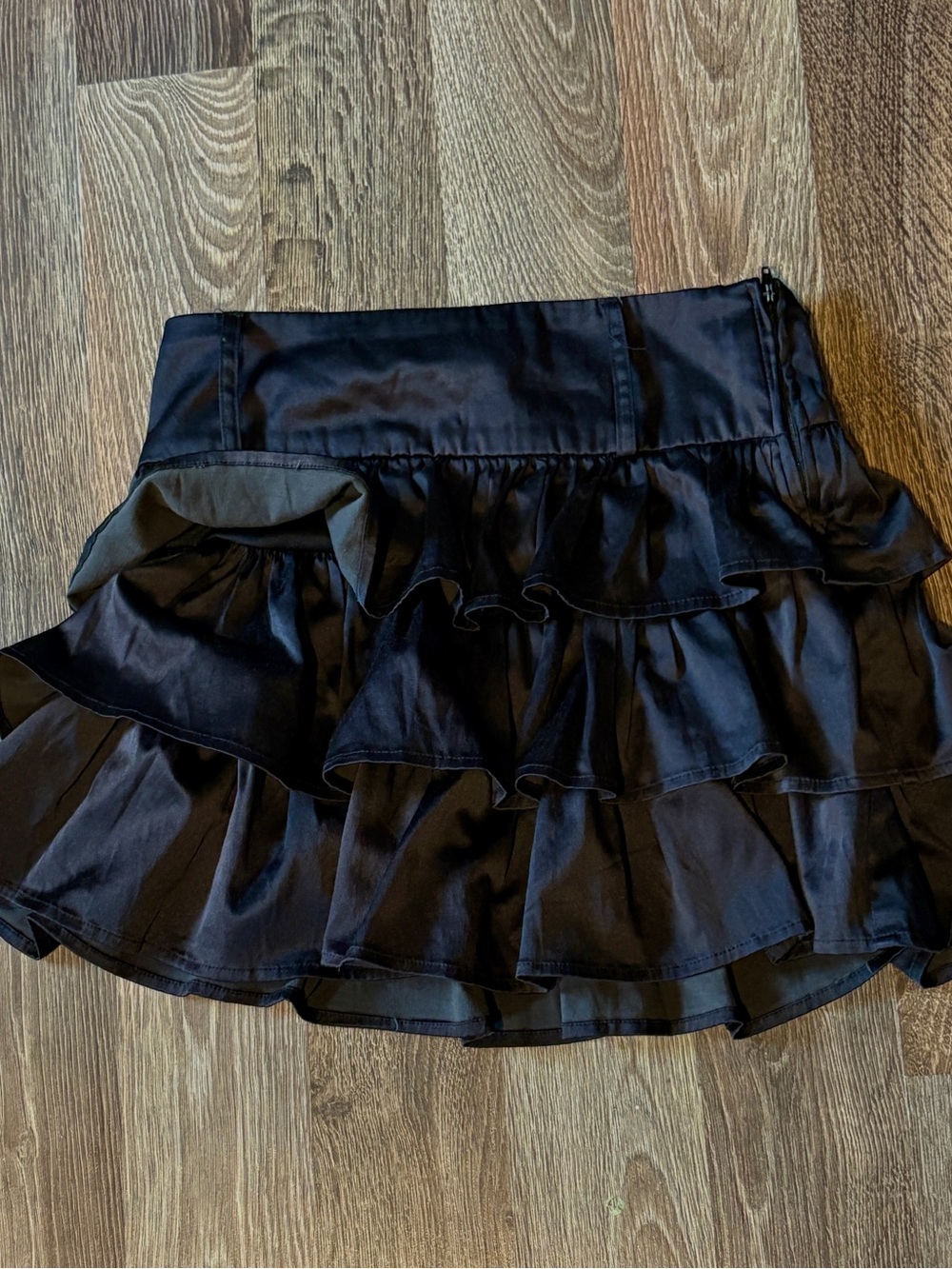 Black Ruffle Tiered Women's Skirt - Classic Flare